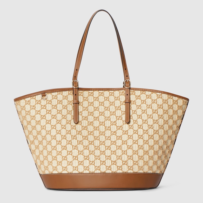 Gucci Woven Large Tote Bag