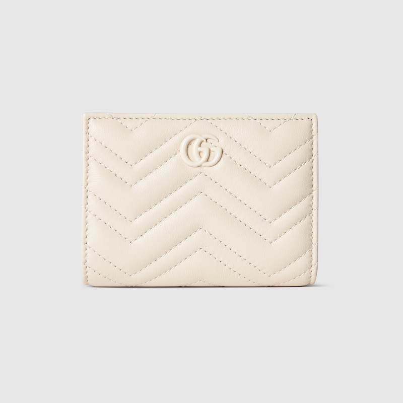 Gucci Gg Marmont Wallet In White