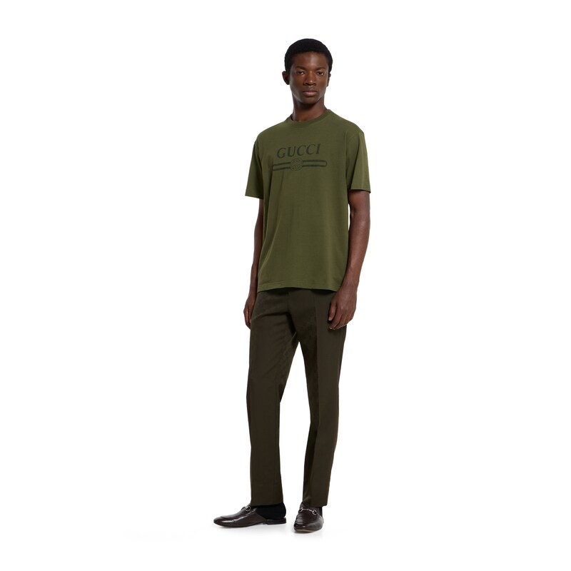 Gucci Cotton Jersey T-shirt With Print | Thumbnail 2 Gucci Cotton Jersey T-shirt With Print | Thumbnail 2