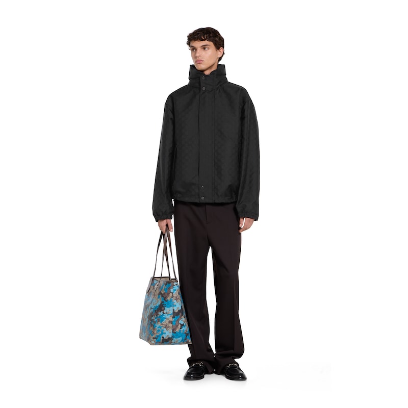 Gucci Reversible Cotton Ripstop Zip Jacket | Thumbnail 2 Gucci Reversible Cotton Ripstop Zip Jacket | Thumbnail 2