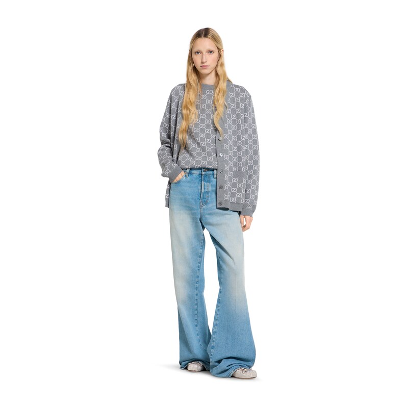 Gucci Reversible GG Fine Wool Jacquard Top | Thumbnail 2 Gucci Reversible GG Fine Wool Jacquard Top | Thumbnail 2
