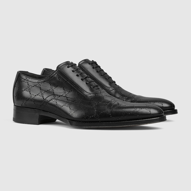 Gucci Lace-up Shoe With Lasered GG | Thumbnail 2