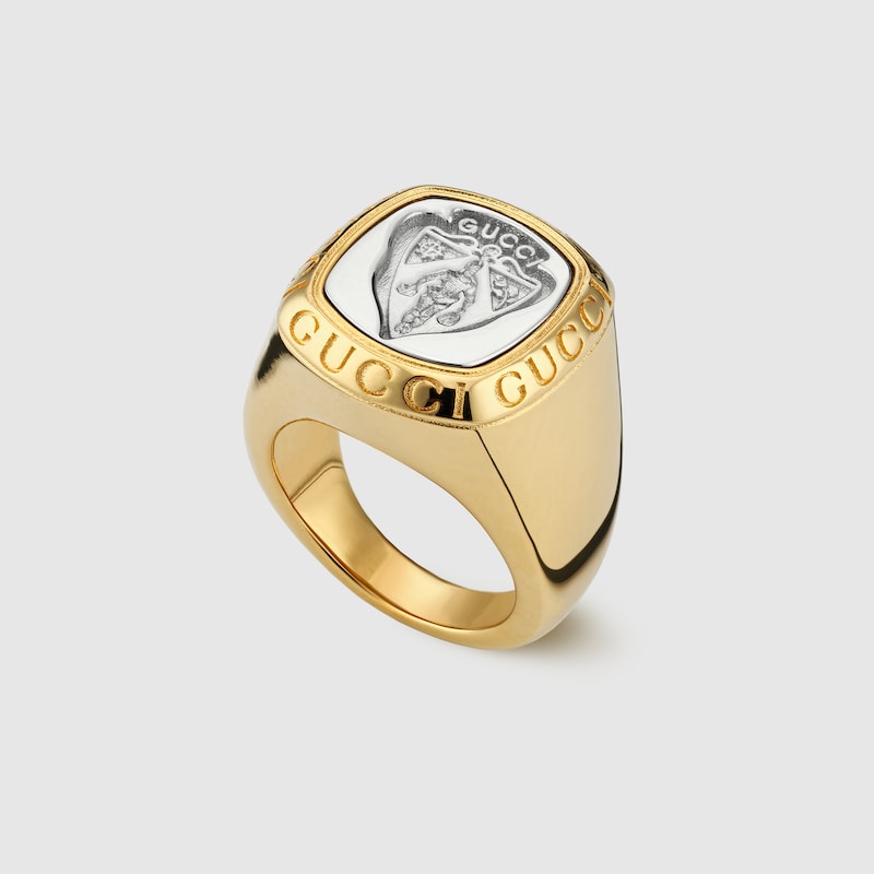 Gucci Crest Signet Ring | Thumbnail 2 Gucci Crest Signet Ring | Thumbnail 2