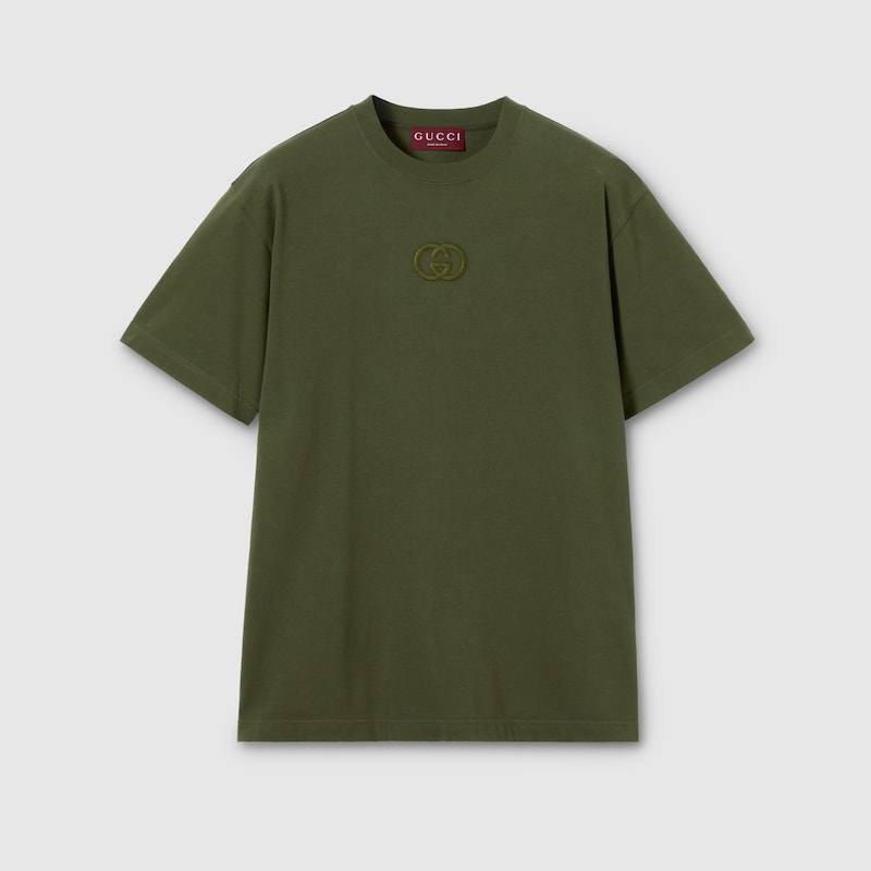 Cotton Jersey T-shirt With Embroidery Cotton Jersey T-shirt With Embroidery