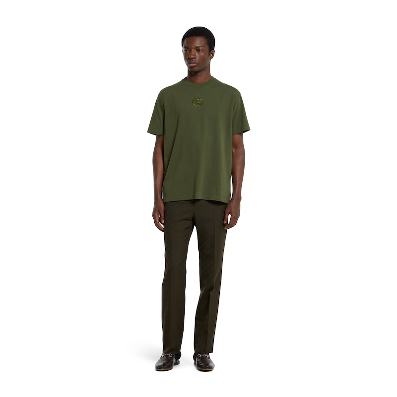 Gucci Cotton Jersey T-shirt With Embroidery | Thumbnail 2 Gucci Cotton Jersey T-shirt With Embroidery | Thumbnail 2