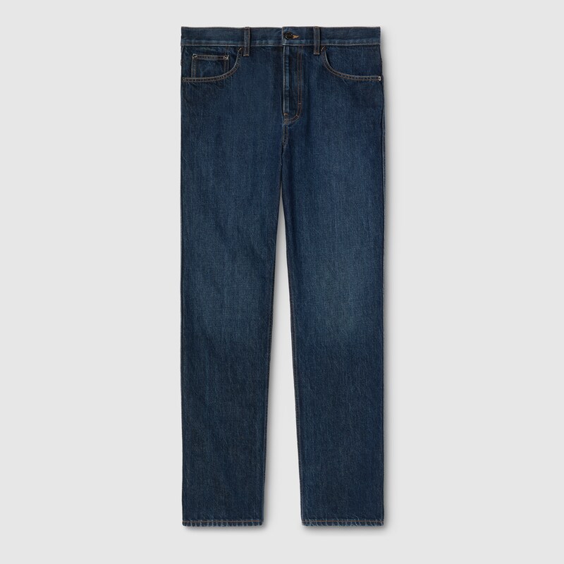 Slim Fit Cotton Denim Pant
