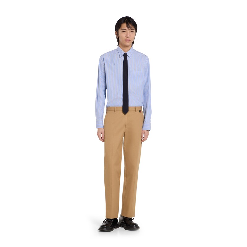 Gucci Cotton Twill Pants With Web Detail | Thumbnail 3 Gucci Cotton Twill Pants With Web Detail | Thumbnail 3