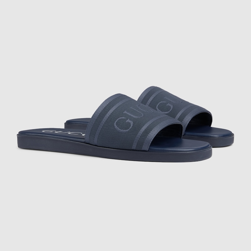 Gucci Slide Sandal With Tonal Logo | Thumbnail 2 Gucci Slide Sandal With Tonal Logo | Thumbnail 2