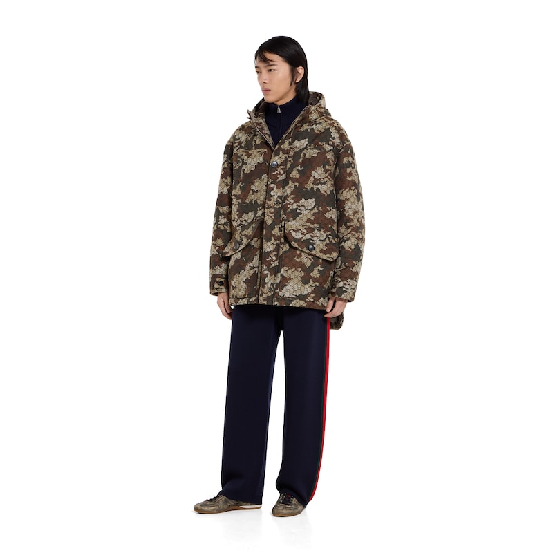 Gucci Stitch Wool Leisure Pants With Web | Thumbnail 2 Gucci Stitch Wool Leisure Pants With Web | Thumbnail 2