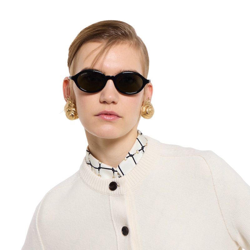 Gucci Round Frame Sunglasses | Thumbnail 3 Gucci Round Frame Sunglasses | Thumbnail 3