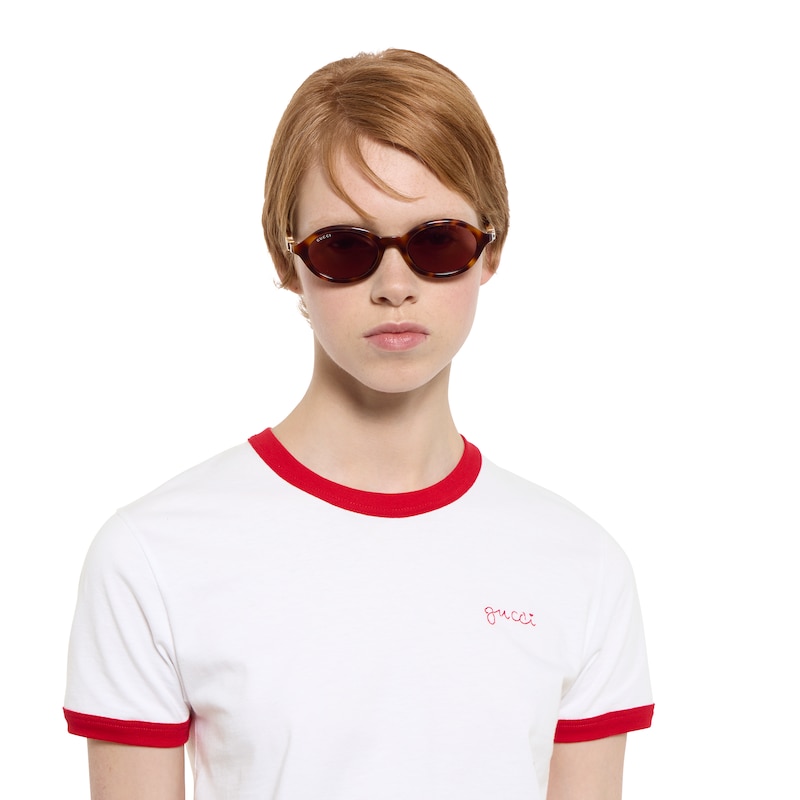 Gucci Round Frame Sunglasses | Thumbnail 3 Gucci Round Frame Sunglasses | Thumbnail 3