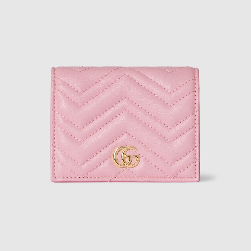 Gucci Gg Marmont Small Wallet In Pink