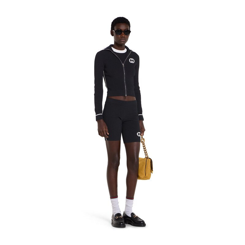 Gucci Ribbed T-shirt With Intarsia | Thumbnail 2 Gucci Ribbed T-shirt With Intarsia | Thumbnail 2