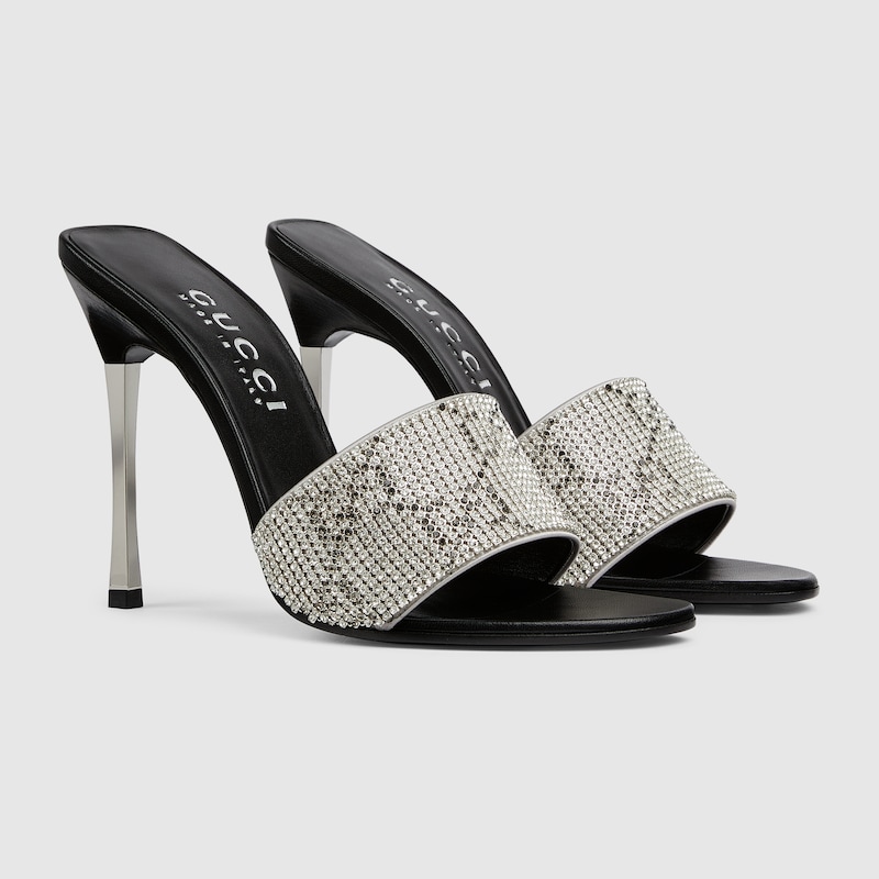 Gucci Crystal Bombshell Slide Sandal | Thumbnail 2 Gucci Crystal Bombshell Slide Sandal | Thumbnail 2