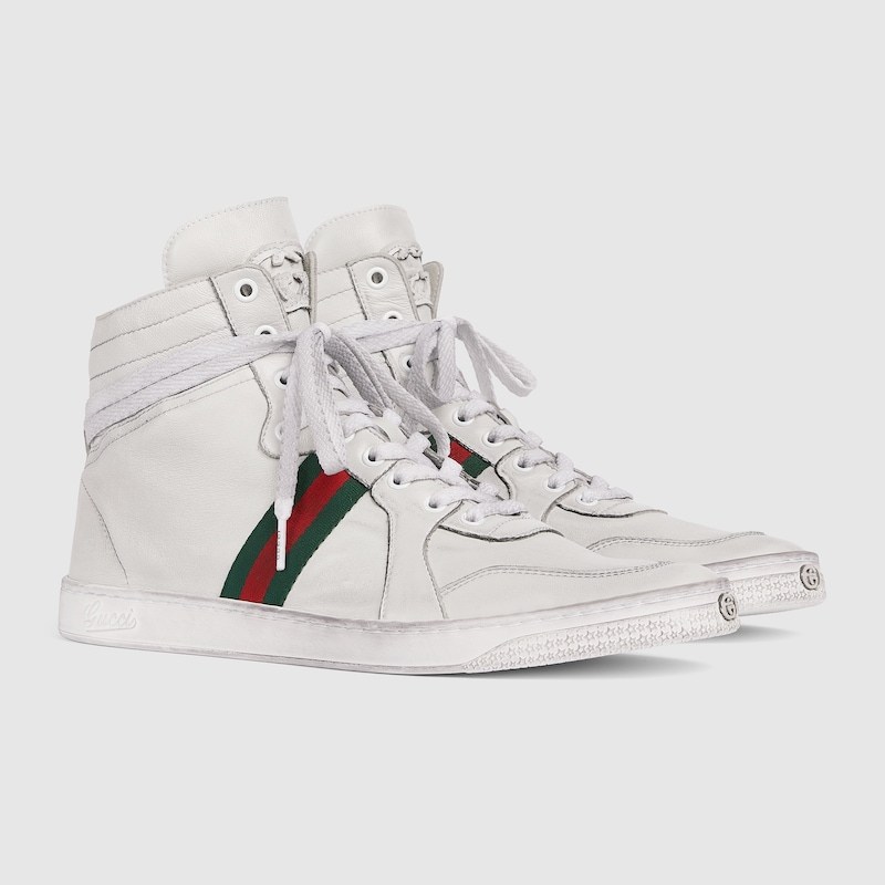 Gucci Stretch High-top Sneaker | Thumbnail 2 Gucci Stretch High-top Sneaker | Thumbnail 2