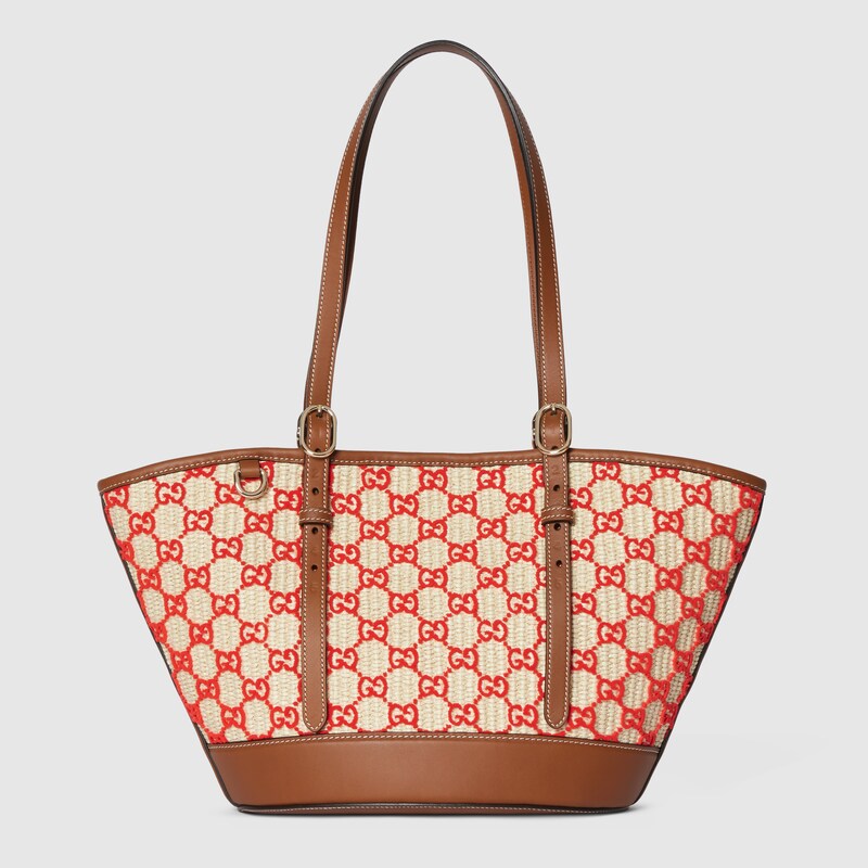 Gucci Woven Small Tote Bag