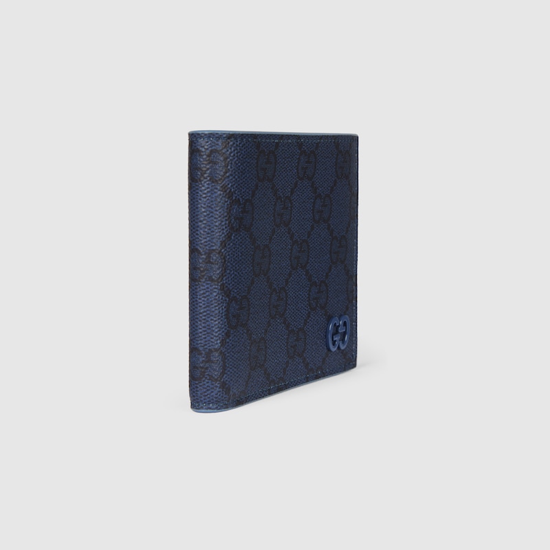 Gucci Dusty Blue Interior GG Bi-fold Wallet | Thumbnail 3 Gucci Dusty Blue Interior GG Bi-fold Wallet | Thumbnail 3