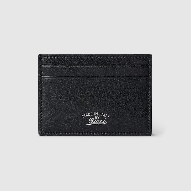 Gucci Lira Card Case In Black