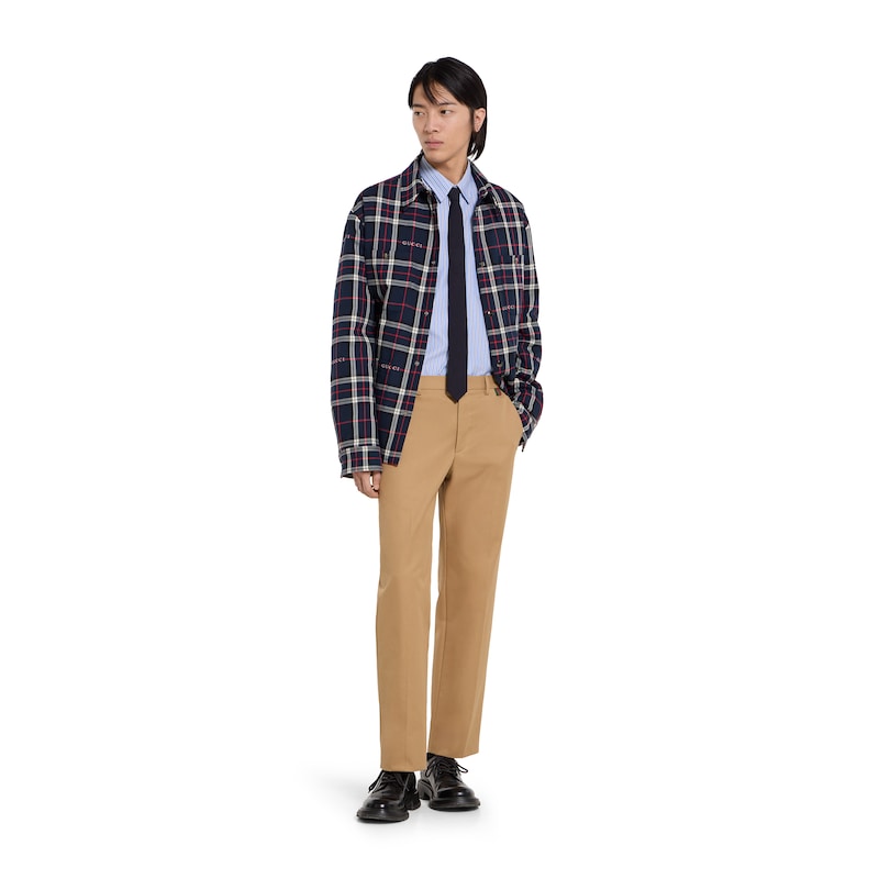 Gucci Striped Cotton Poplin Shirt | Thumbnail 2 Gucci Striped Cotton Poplin Shirt | Thumbnail 2