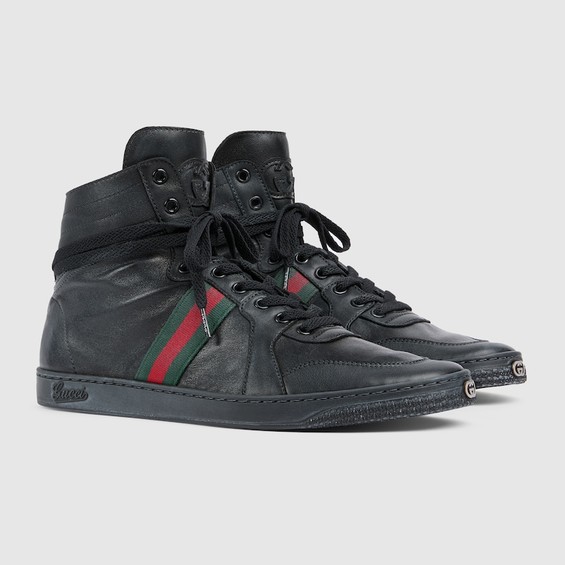 Gucci Stretch High-top Sneaker | Thumbnail 2