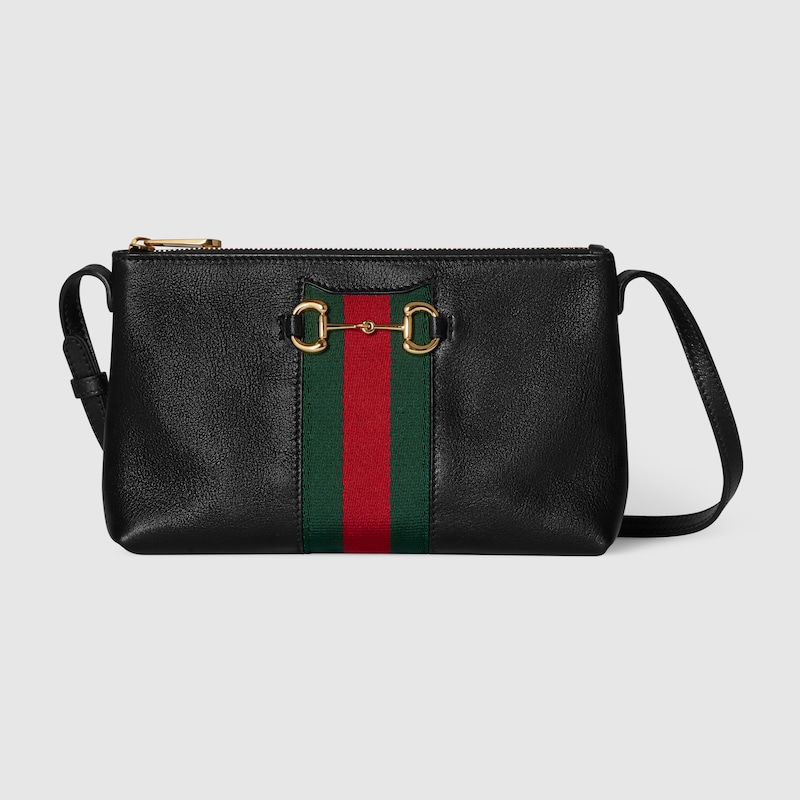Horsebit Web Small Shoulder Bag