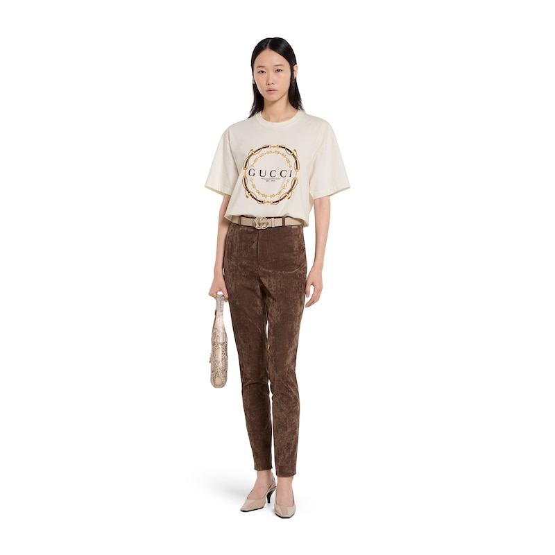 Gucci Cotton Jersey T-shirt With Print | Thumbnail 2 Gucci Cotton Jersey T-shirt With Print | Thumbnail 2