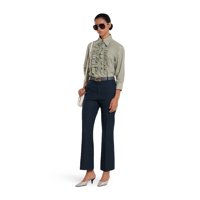 Gucci GG Cotton Gabardine Pants | Thumbnail 3 Gucci GG Cotton Gabardine Pants | Thumbnail 3