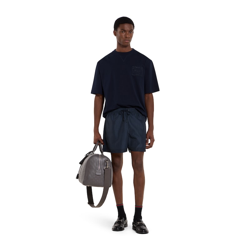 Gucci Printed Technical Poplin Swim Shorts | Thumbnail 2 Gucci Printed Technical Poplin Swim Shorts | Thumbnail 2