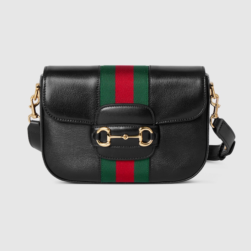 Gucci Kleine Horsebit 1955 Schultertasche In Black