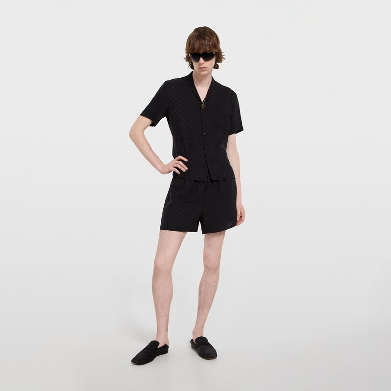 Gucci GG Silk Jacquard Shorts | Thumbnail 2 Gucci GG Silk Jacquard Shorts | Thumbnail 2