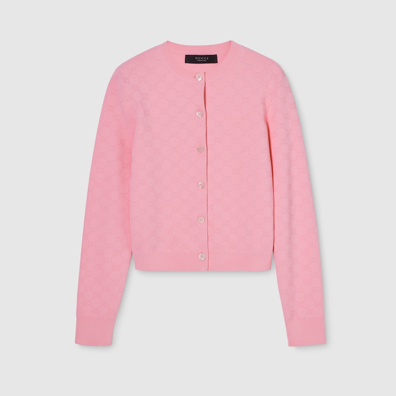GG Fine Fabric Jacquard Cardigan GG Fine Fabric Jacquard Cardigan