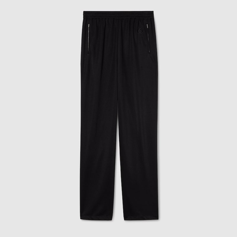 Gucci Jersey Leisure Pants With Embroidery