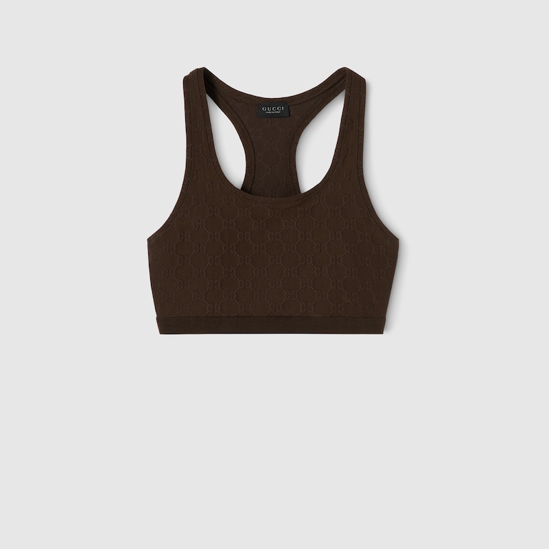 Gucci GG Jersey Jacquard Top