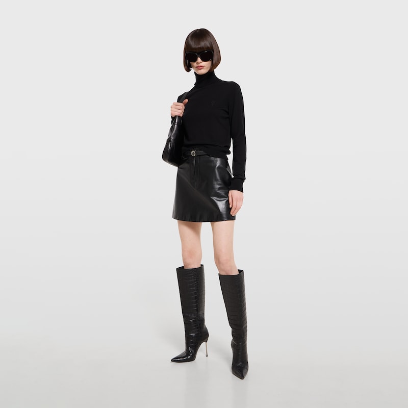 Gucci Thin Belt With Interlocking G Buckle | Thumbnail 3 Gucci Thin Belt With Interlocking G Buckle | Thumbnail 3