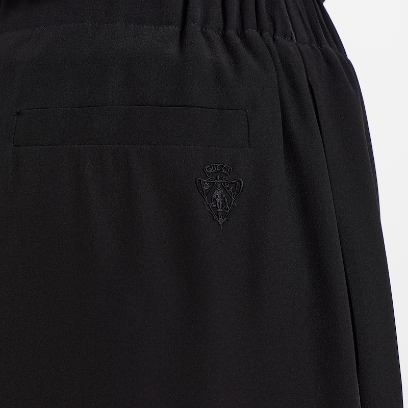 Gucci Silk Crêpe De Chine Pants | Thumbnail 3