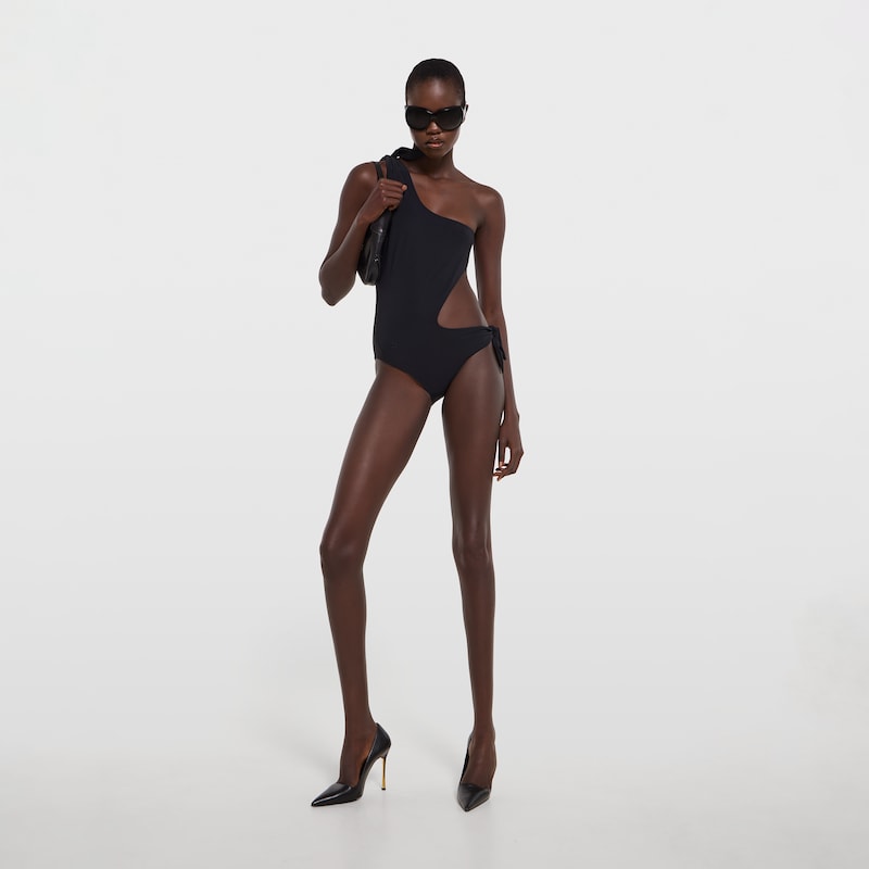 Gucci Stretch Jersey Swimsuit With Embroidery | Thumbnail 2 Gucci Stretch Jersey Swimsuit With Embroidery | Thumbnail 2