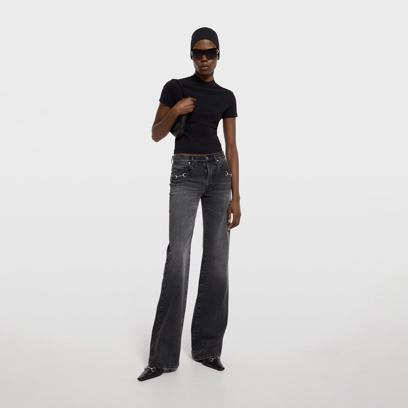 Gucci Rayon Jersey T-shirt With Embroidery | Thumbnail 2 Gucci Rayon Jersey T-shirt With Embroidery | Thumbnail 2