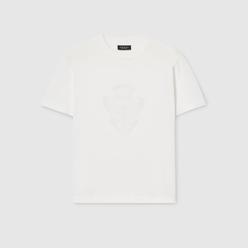 Gucci Cotton Jersey T-shirt With Gucci Crest