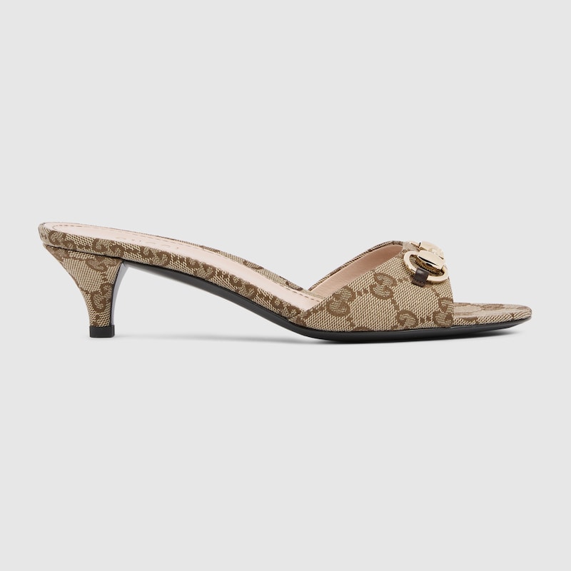 Slide Sandal With Horsebit