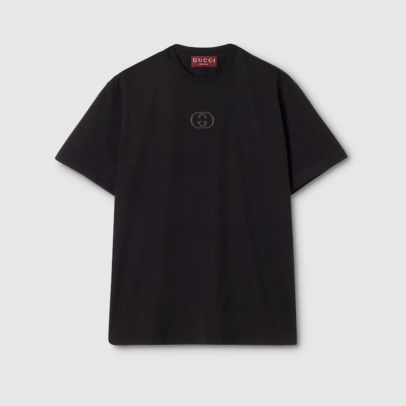 Cotton Jersey T-shirt With Embroidery Cotton Jersey T-shirt With Embroidery