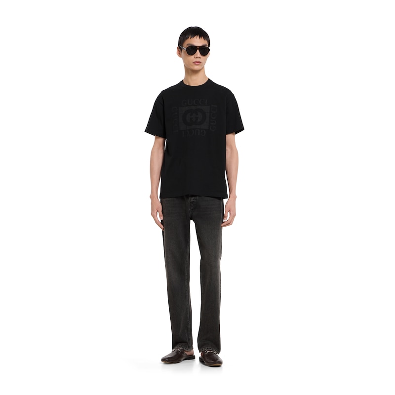 Gucci Cotton Jersey T-shirt With Print | Thumbnail 2 Gucci Cotton Jersey T-shirt With Print | Thumbnail 2