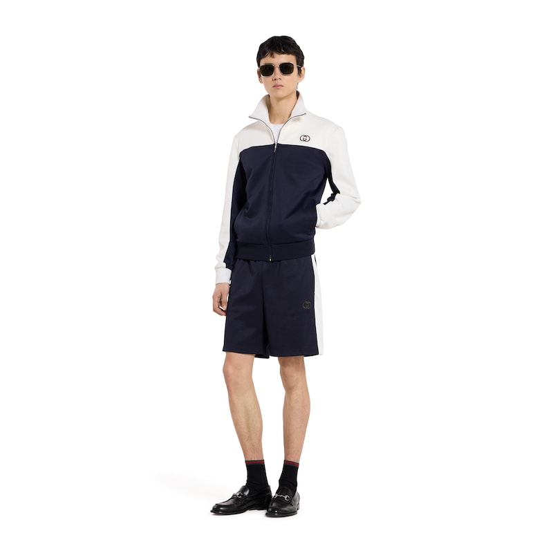 Gucci Technical Jersey Shorts With Embroidery | Thumbnail 2 Gucci Technical Jersey Shorts With Embroidery | Thumbnail 2