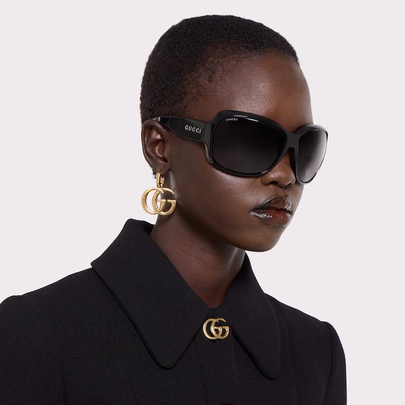 Gucci GG Marmont Mini Earrings | Thumbnail 3 Gucci GG Marmont Mini Earrings | Thumbnail 3
