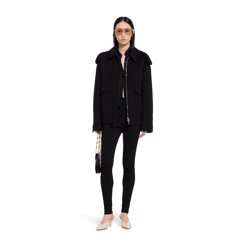Gucci Elastic GG Jacquard Leggings | Thumbnail 2 Gucci Elastic GG Jacquard Leggings | Thumbnail 2