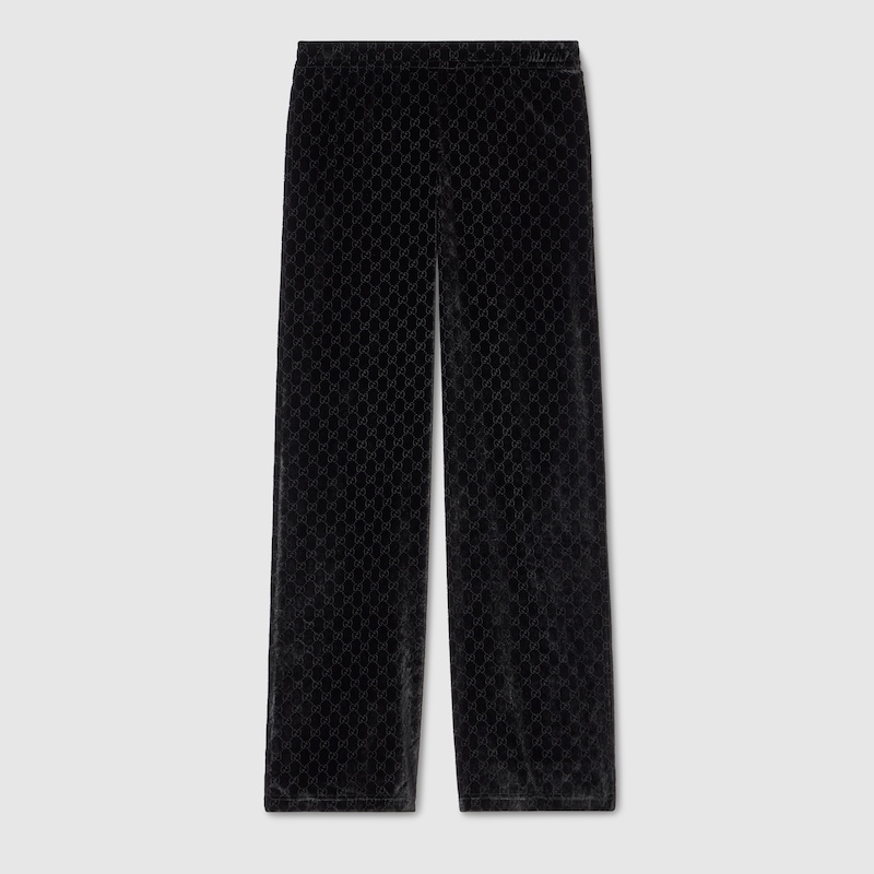 GG Velvet Devoré Sportswear Pants GG Velvet Devoré Sportswear Pants