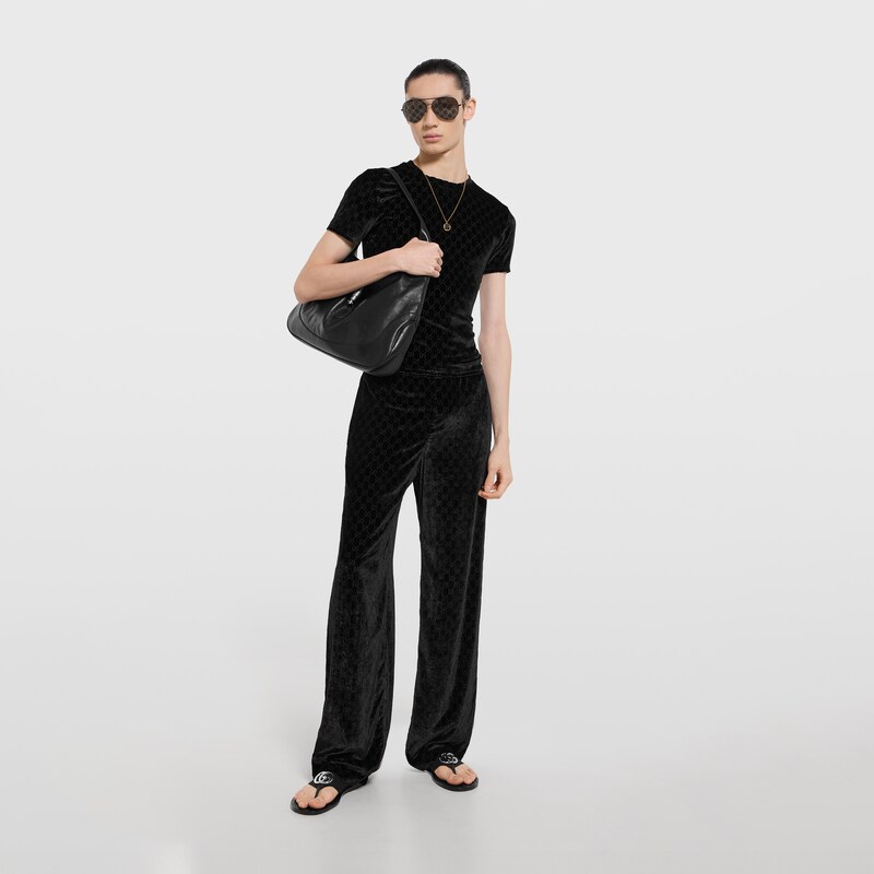 Gucci GG Velvet Devoré Sportswear Pants | Thumbnail 2 Gucci GG Velvet Devoré Sportswear Pants | Thumbnail 2