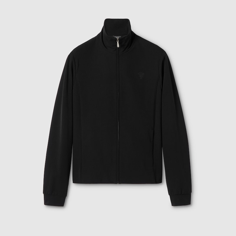 Stretch Nylon Gabardine Zip Jacket Stretch Nylon Gabardine Zip Jacket