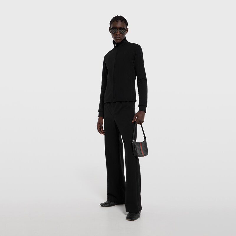 Gucci Stretch Nylon Gabardine Zip Jacket | Thumbnail 2 Gucci Stretch Nylon Gabardine Zip Jacket | Thumbnail 2