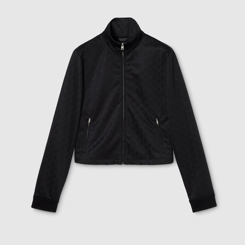 GG Jersey Jacquard Zip Jacket GG Jersey Jacquard Zip Jacket