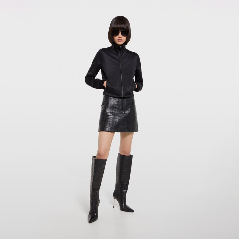 Gucci GG Jersey Jacquard Zip Jacket | Thumbnail 2 Gucci GG Jersey Jacquard Zip Jacket | Thumbnail 2